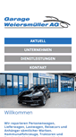 Mobile Screenshot of garage-weiersmueller.ch